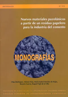Nuevos Materiales Puzolánicos A Partir De Un Residuo Papelero Para La Industria Del Cemento