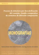 Proceso De Deterioro Por Descalcificación Del Cemento : Estudio Comparativo De Cementos De Diferente