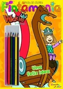 Wickie El Vikingo. Pintaman¡A Lápices De Colores