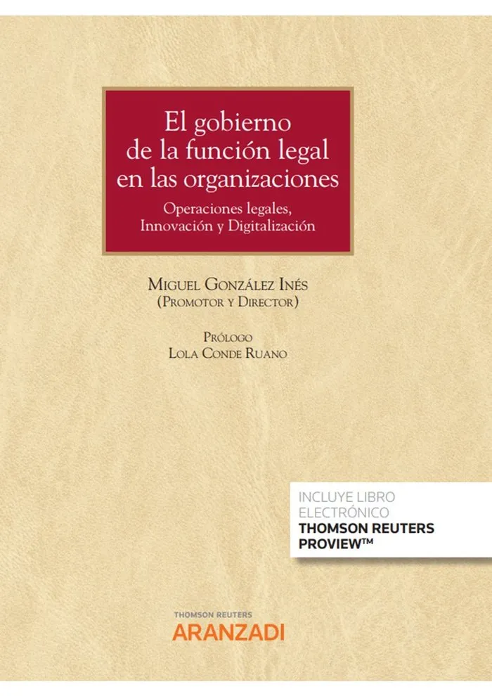 Gobierno De Funcion Legal En Organizaciones:operaciones