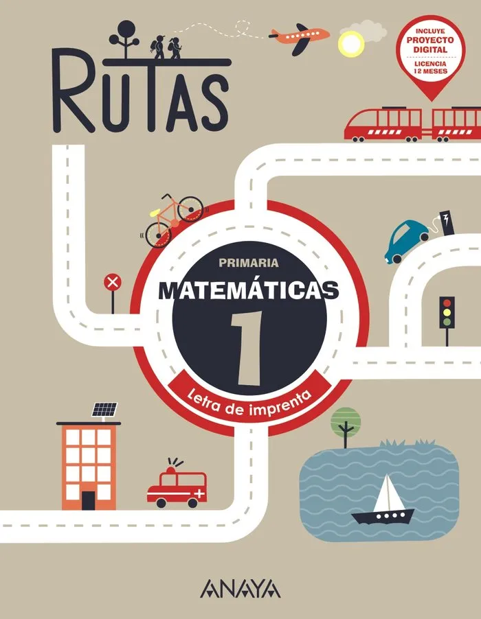 Rutas Matematicas 1 Letra De Imprenta