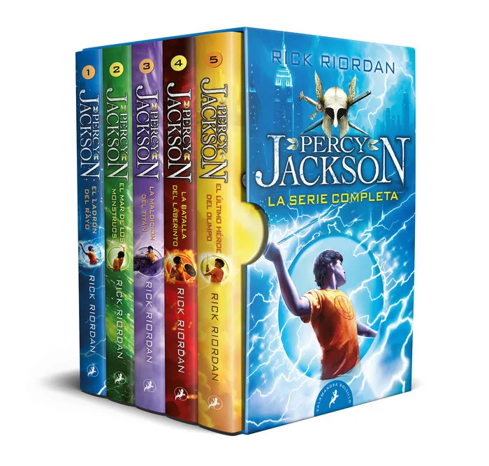 Estuche Percy Jackson Navidad (Cast).