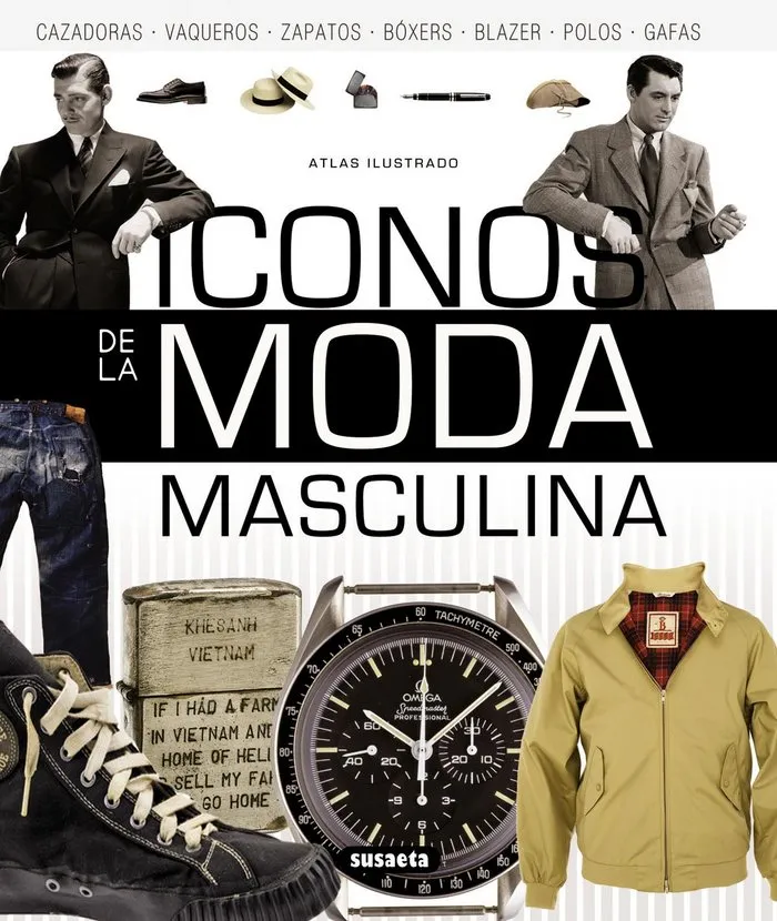 ATLAS ILUSTRADO DE ÍCONOS DE LA MODA MASCULINA