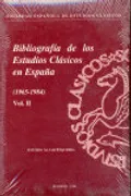Bibliografia De Los Estudios Clasicos En España