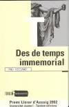 Des De Temps Immemorial