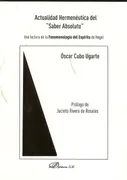 Actualidad Hermenéutica Del "Saber Absoluto"