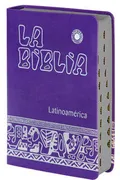 La Biblia Latinoamérica [Letra Grande] Simil-Piel Morada, Canto Plateado, Con Uñeros