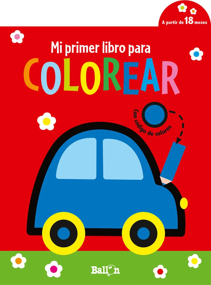 Mi Primer Libro Para Colorear- Coche