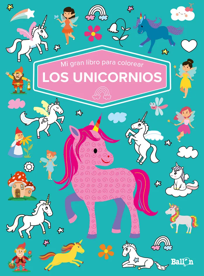 Unicornios Mi Gran Libro Para Colorear